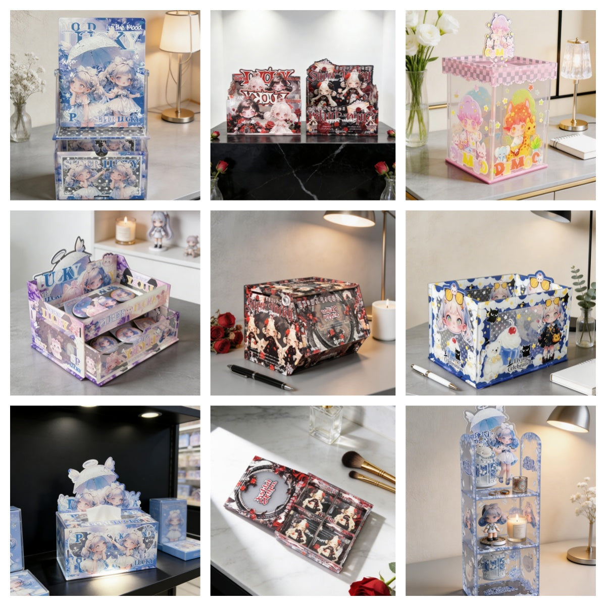 アクリル収納ボックス