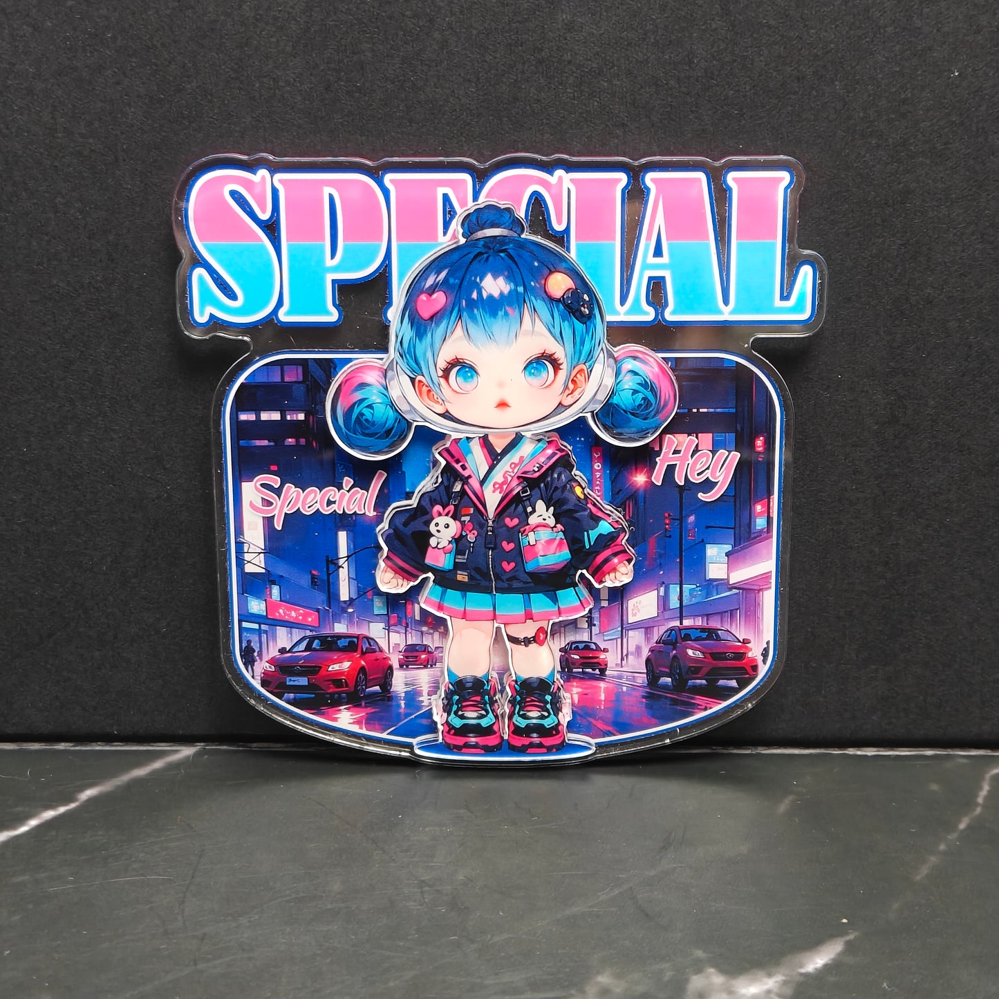 アクリル製冷蔵庫ステッカー