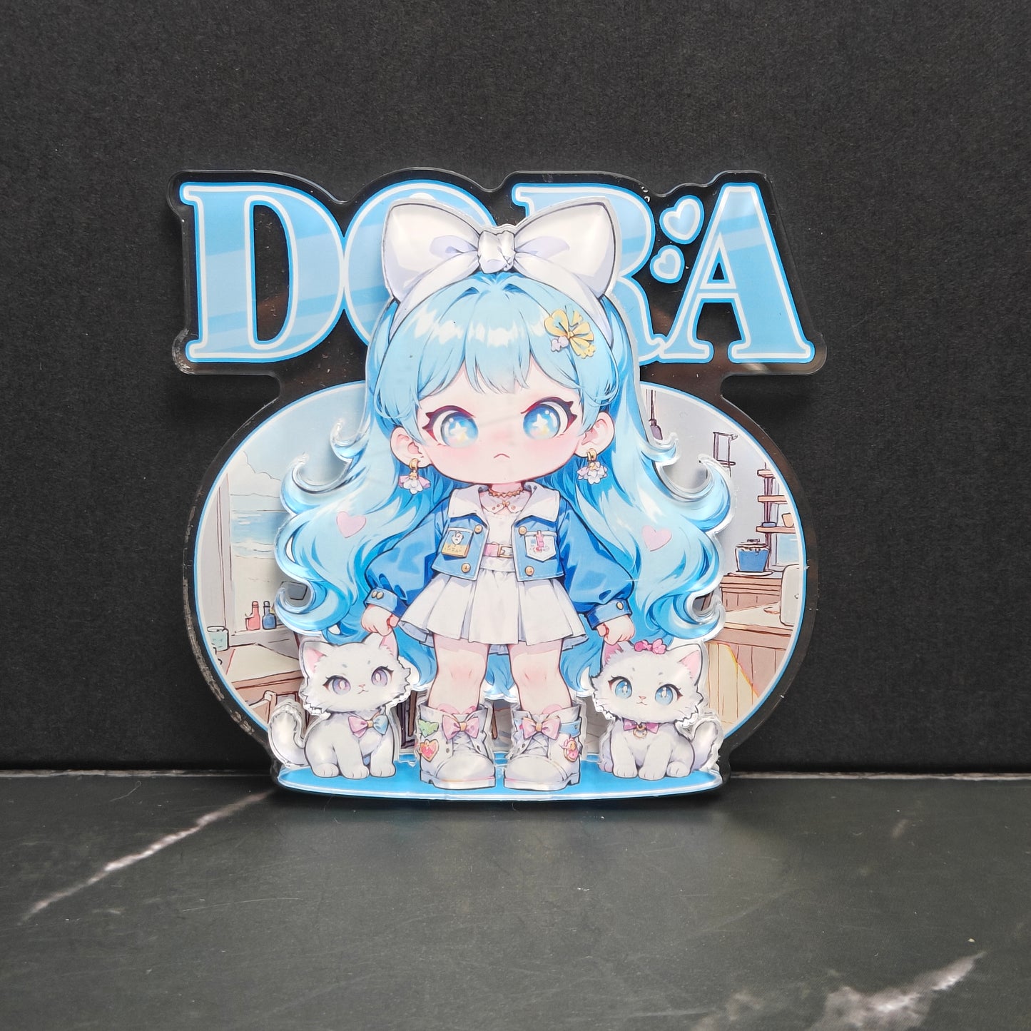 アクリル製冷蔵庫ステッカー