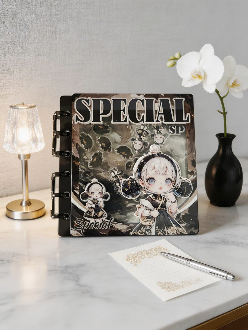 アクリルシェイカーデザインの手帳