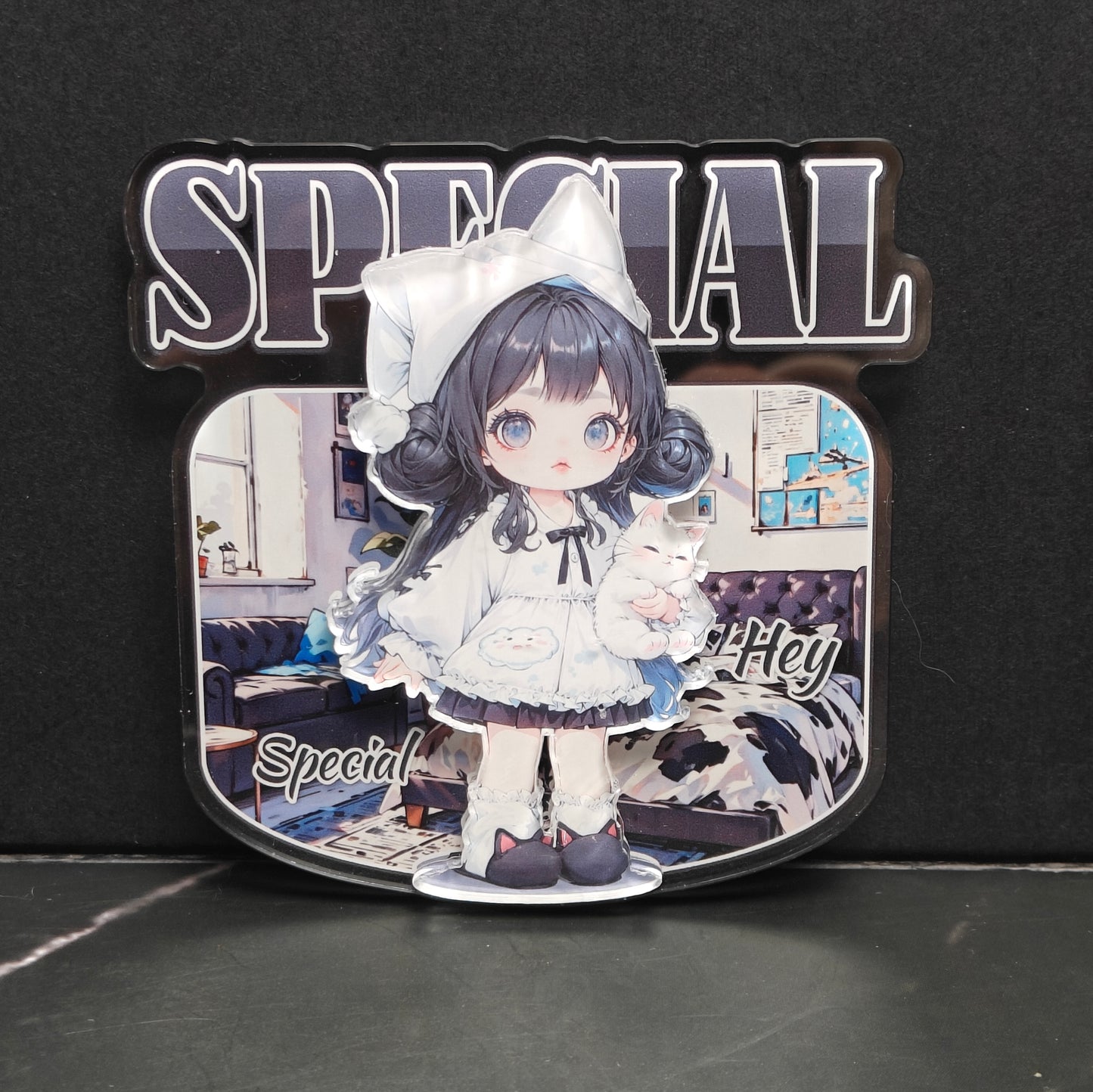 アクリル製冷蔵庫ステッカー